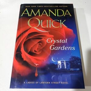 Crystal Gardens Book by Amanda Quick Hardcover Excellent Pre-Loved Condition